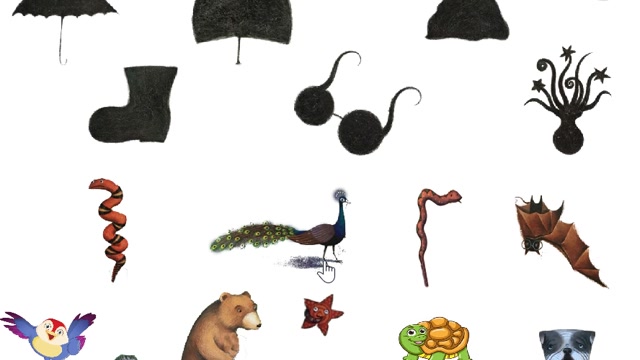 动物找影子封面